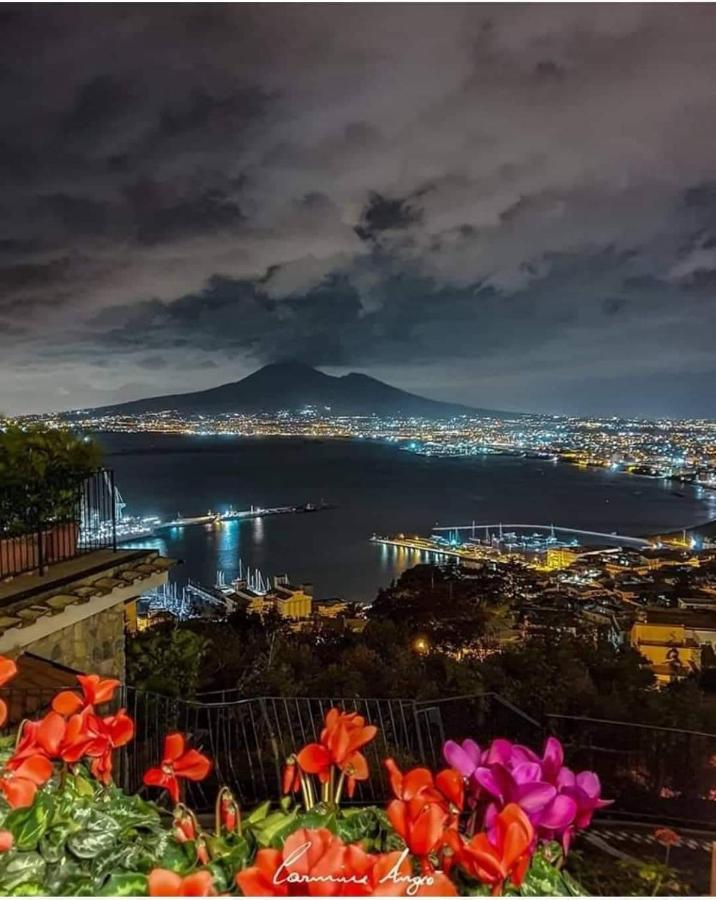 カステッランマーレ・ディ・スタービア La Terrazza Quisisana Sorrento Coastヴィラ エクステリア 写真